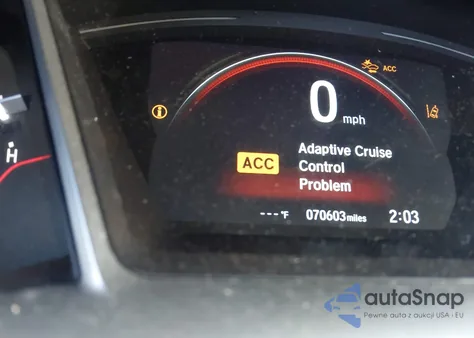 2019 Honda Civic Sport z USA, uszkodzony, nr VIN 2HGFC2F85KH532841